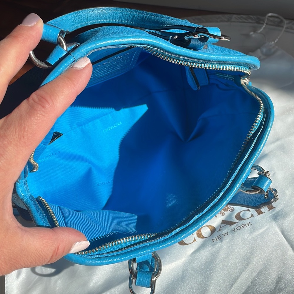 Coach very gently used. Beautiful condition! Silver hardware. - Picture 5 of 11